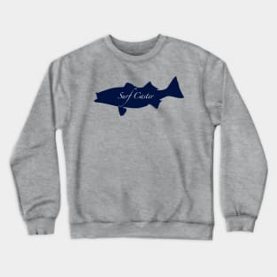 Surf Caster - Striped Bass Fishing Crewneck Sweatshirt